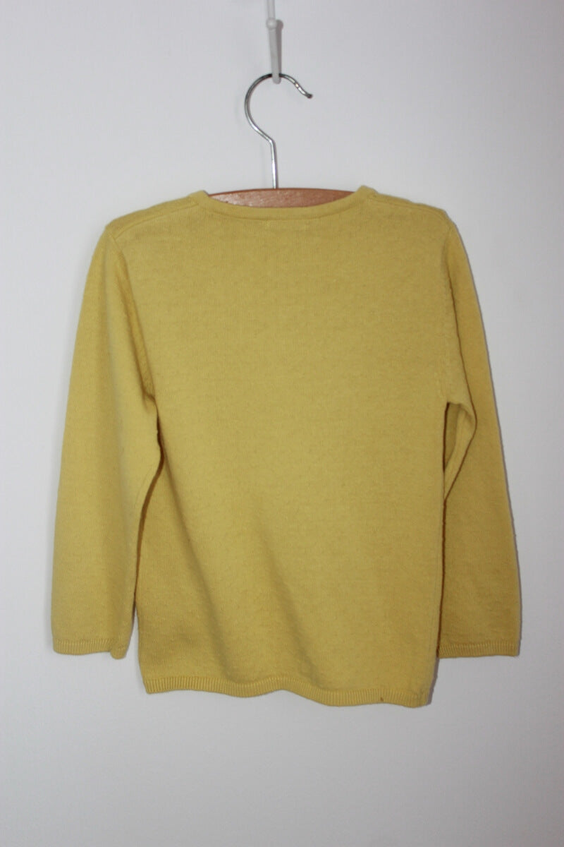 tweedehands geel vest in maat 104 voor een meisje van cyrillus