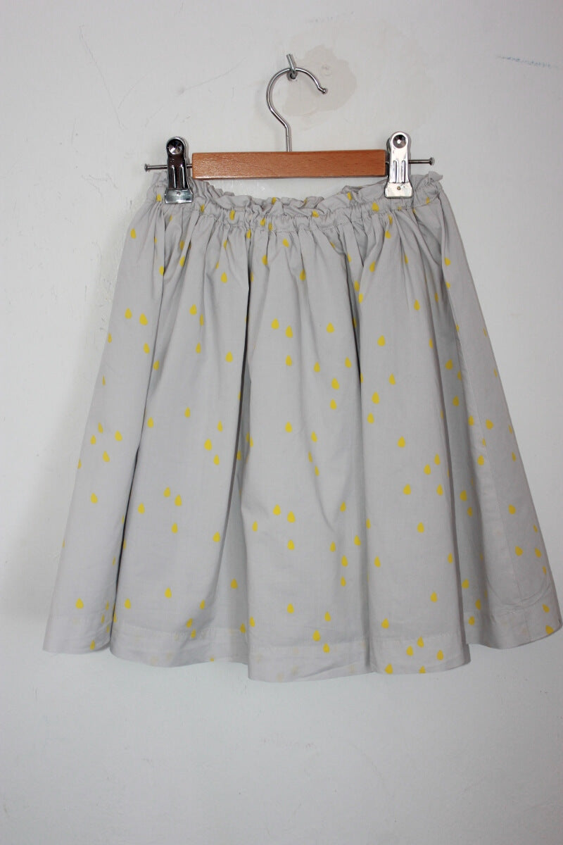 Tweedehands lichtgrijs met gele rok in maat 134-140 van iris de mouy x monoprix