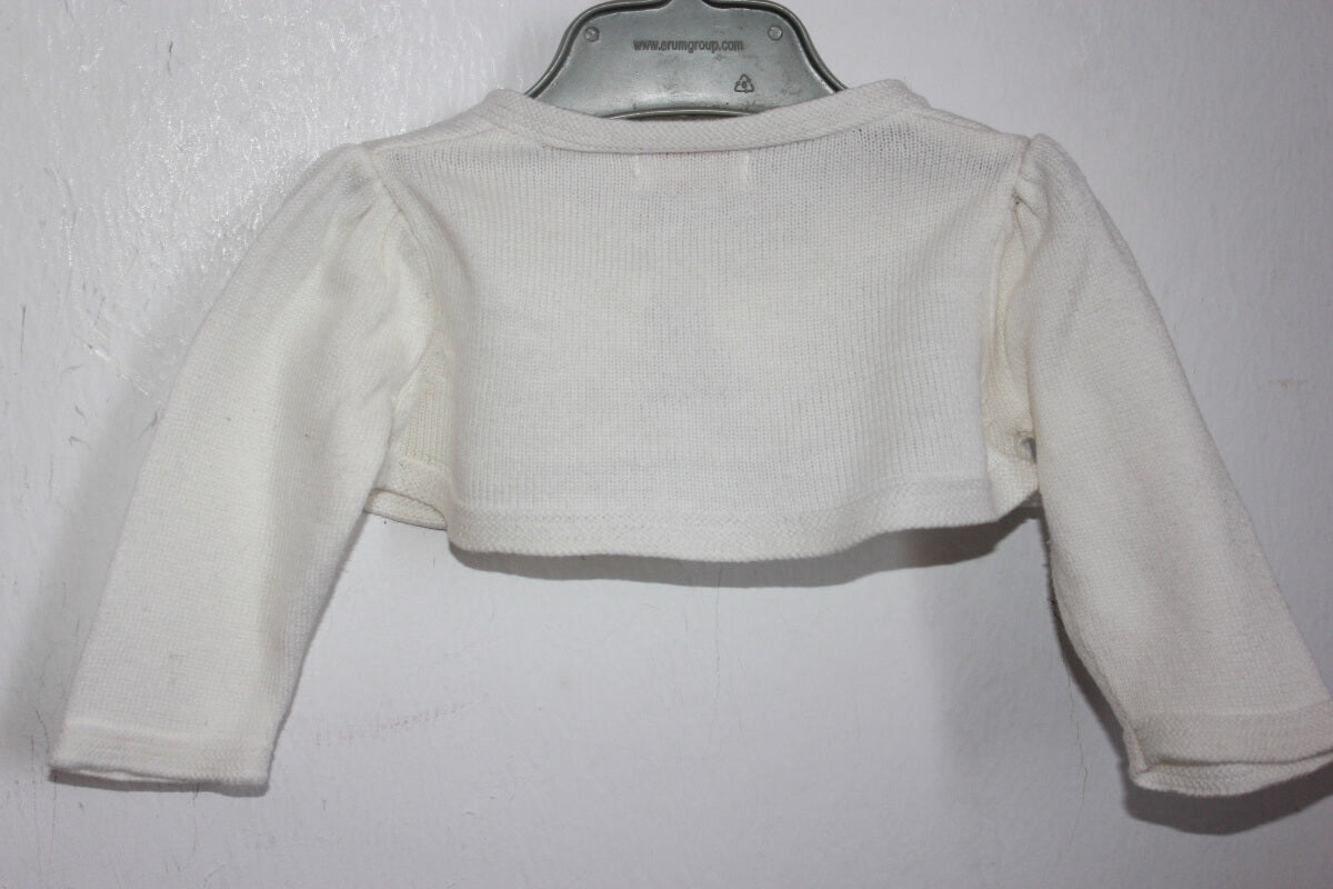 tweedehands-creme-bolero-vestje-condor-baby-meisje-maat56