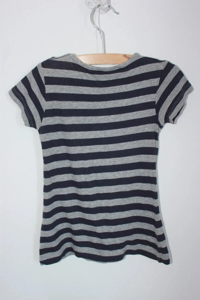 tweedehands-grijs-zwart-gestreept-t-shirt-meisje-maat-92-le-phare-de-la-baleine