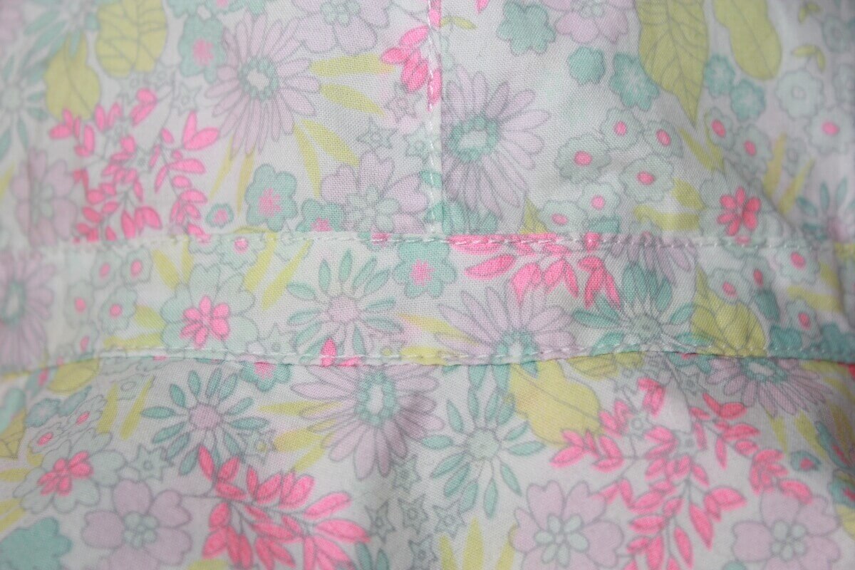 preloved katoenen gebloemde zonnehoed in multicolour van jacadi in maat 92 voor een meisje