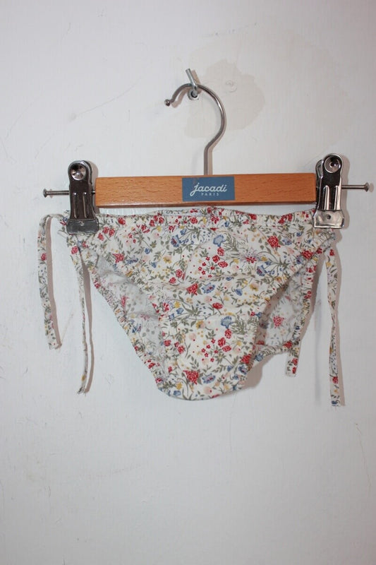 tweedehands katoenen gebloemd bikinibroekje in multicolour van jacadi in maat 80 voor een baby meisje
