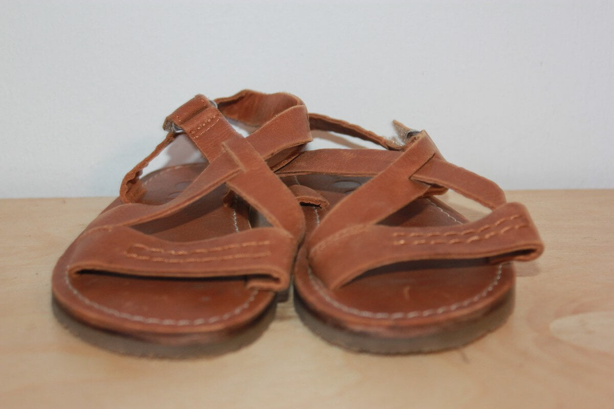tweedehands-bruine-leren-sandalen-maat-24-unisex-ots