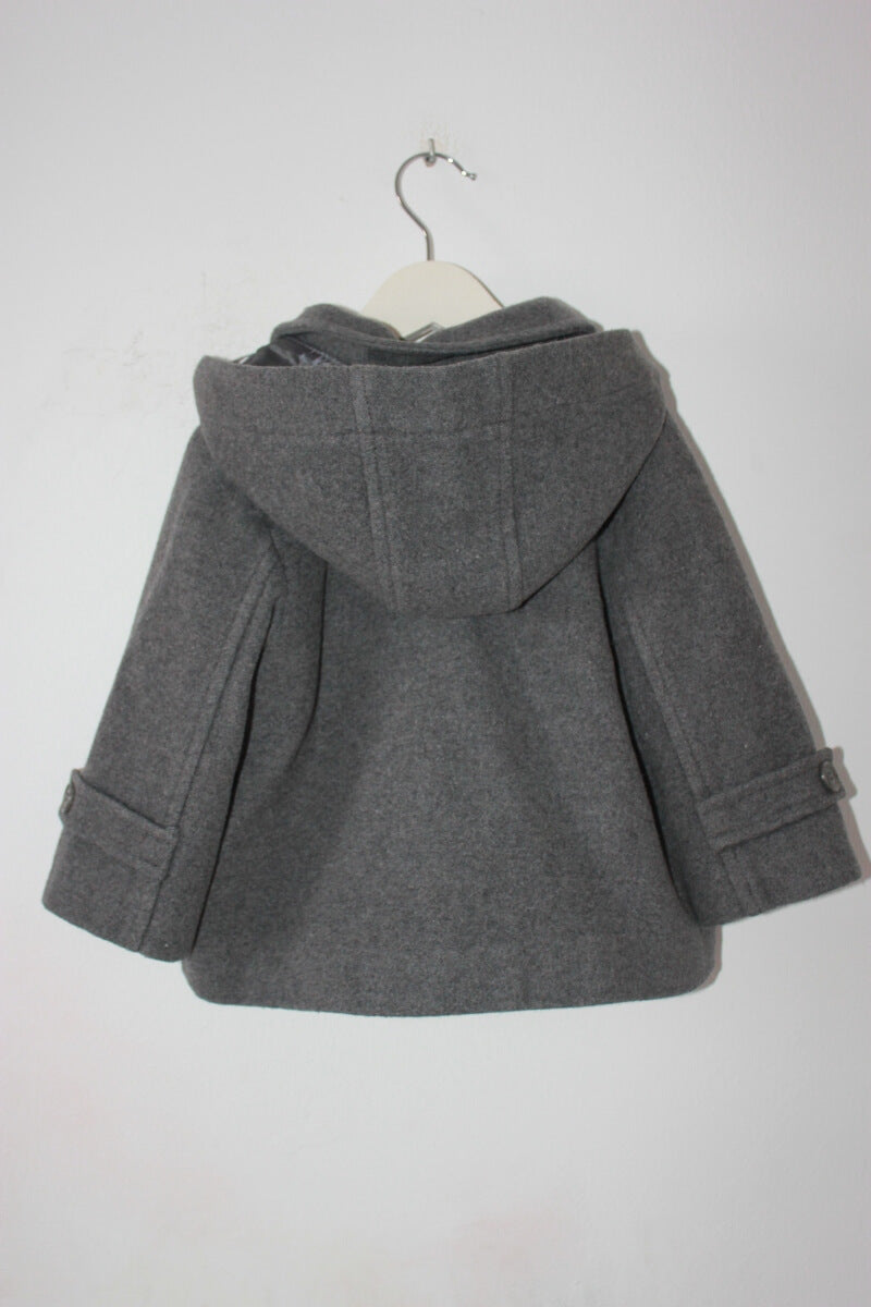tweedehands-grijze-jas-capuchon-zara-maat-74-baby-meisje
