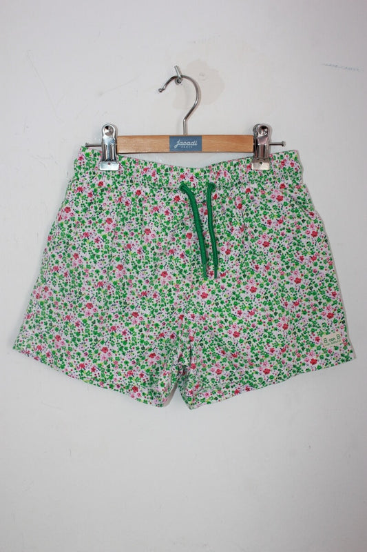 tweedehands unisex katoenen gebloemde zwemshort in multicolour van b con b in maat 7-8 jaar