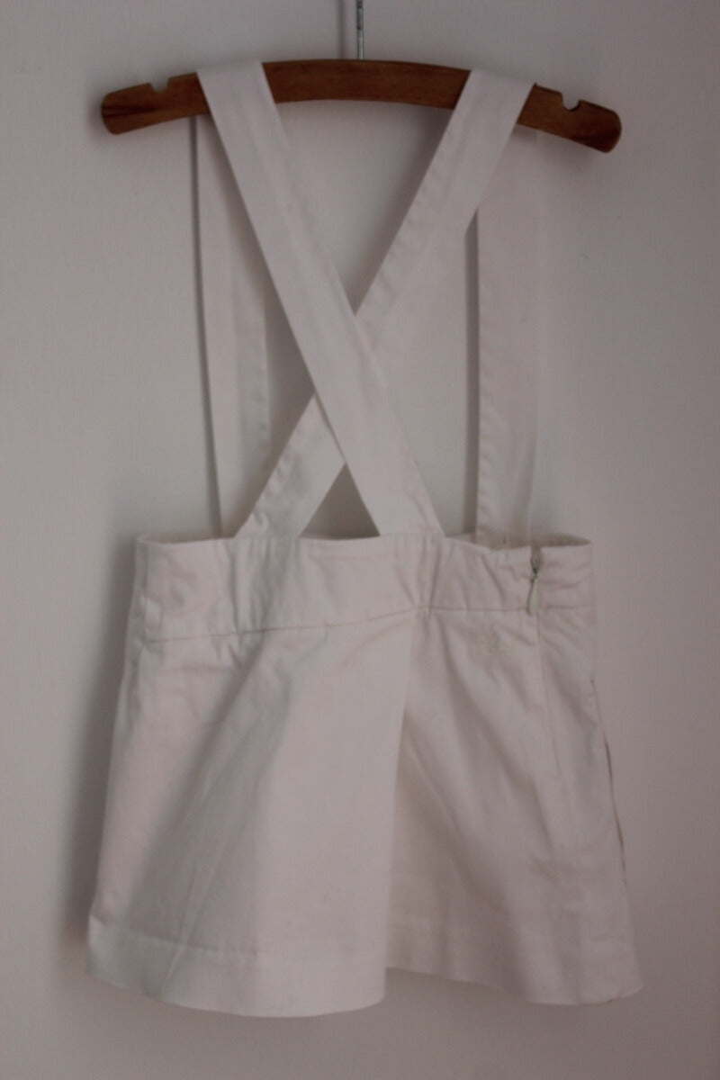 tweedehands creme rokje met schouderbanden in maat 92 van chloe