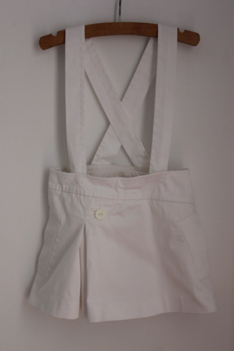 tweedehands creme rokje met schouderbanden in maat 92 van chloe