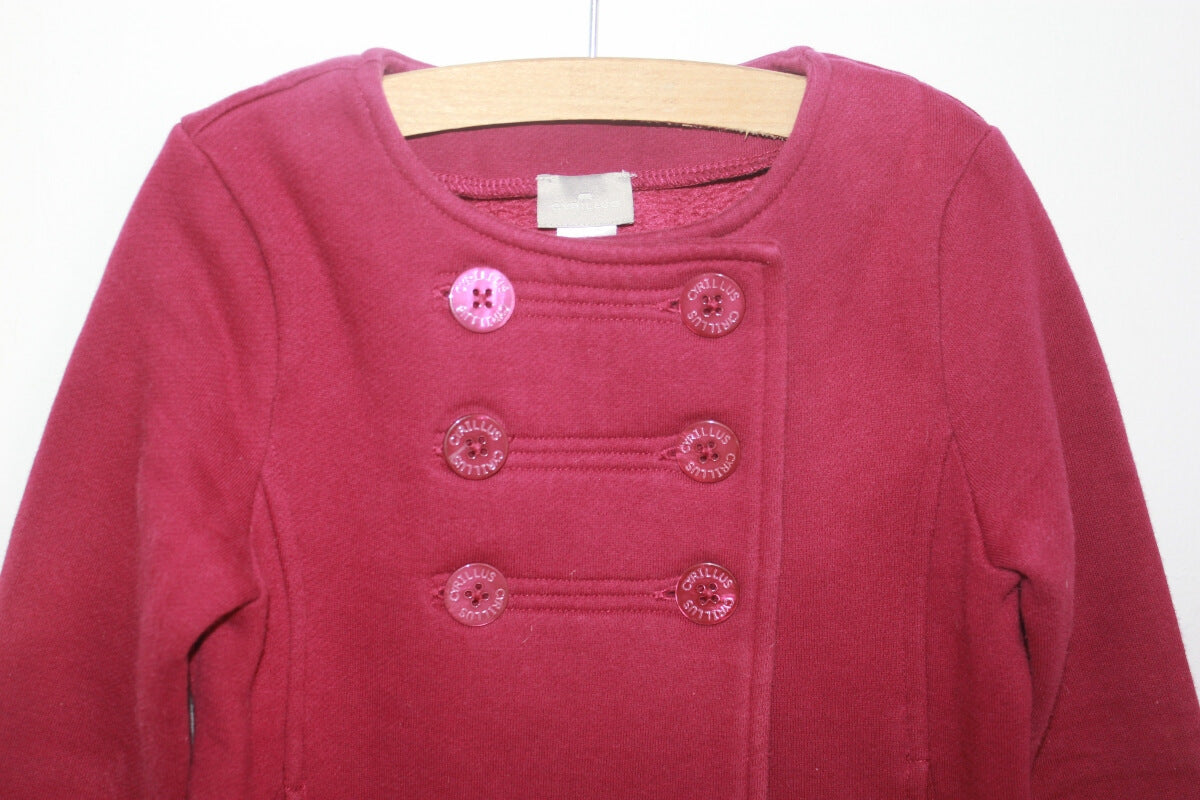 tweedehands cyclaam vest in maat 116 voor een meisje van cyrillus