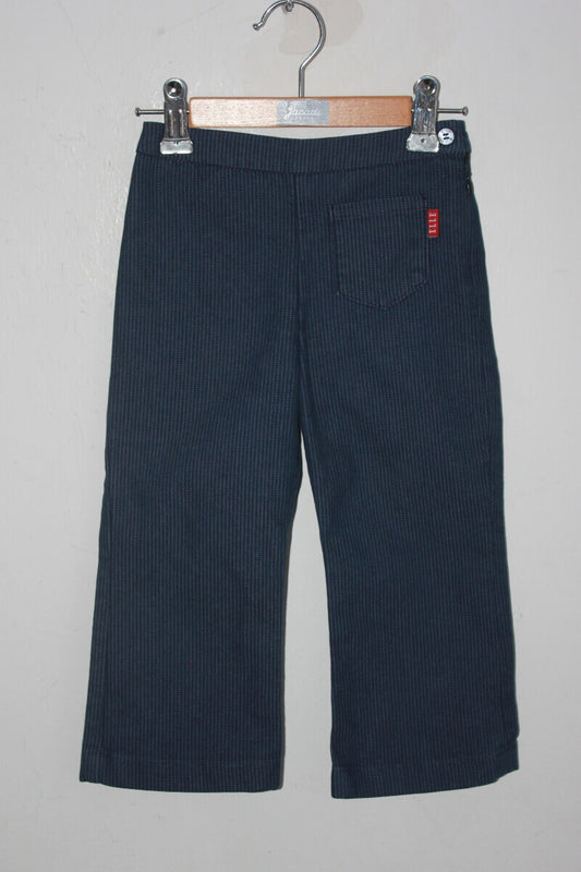 tweedehands donkerblauwe lange broek in maat 98 voor een meisje van elle