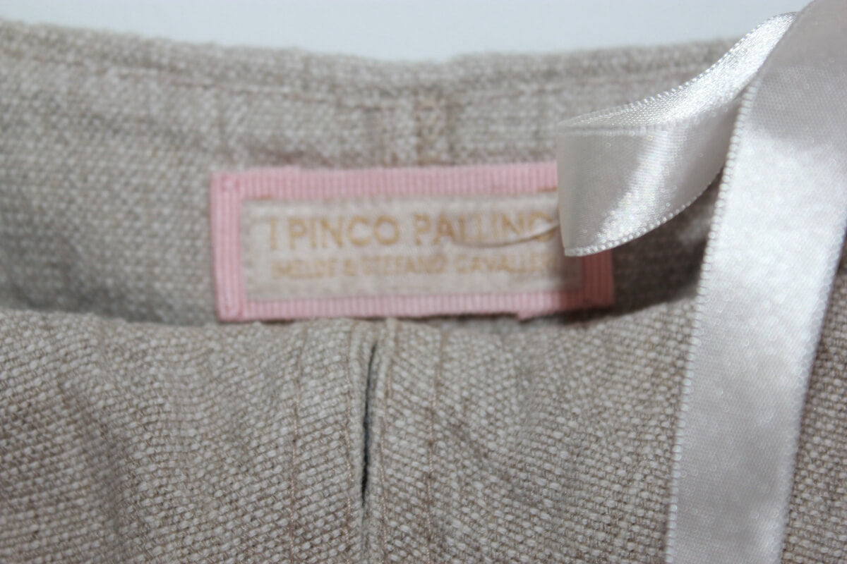 tweedehands zomerse beige top in maat 104 voor een meisje van i pinco pallino