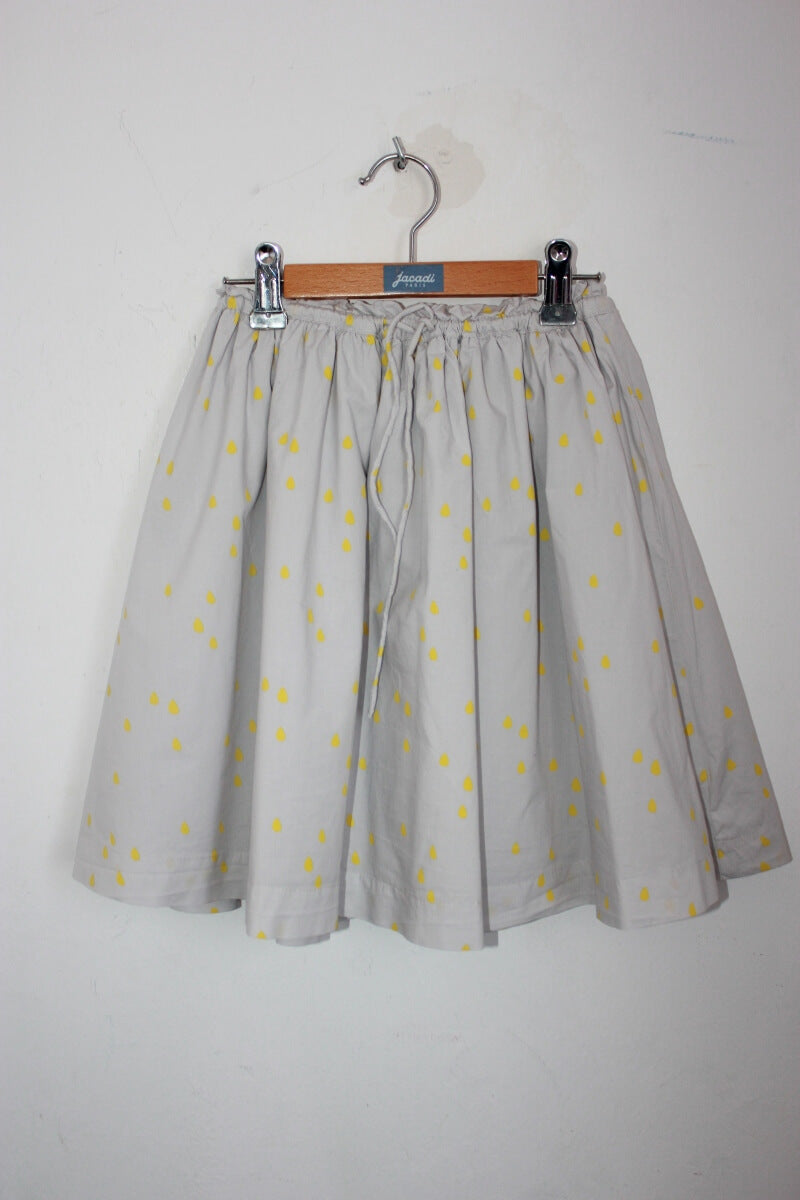 Tweedehands lichtgrijs met gele rok in maat 134-140 van iris de mouy x monoprix