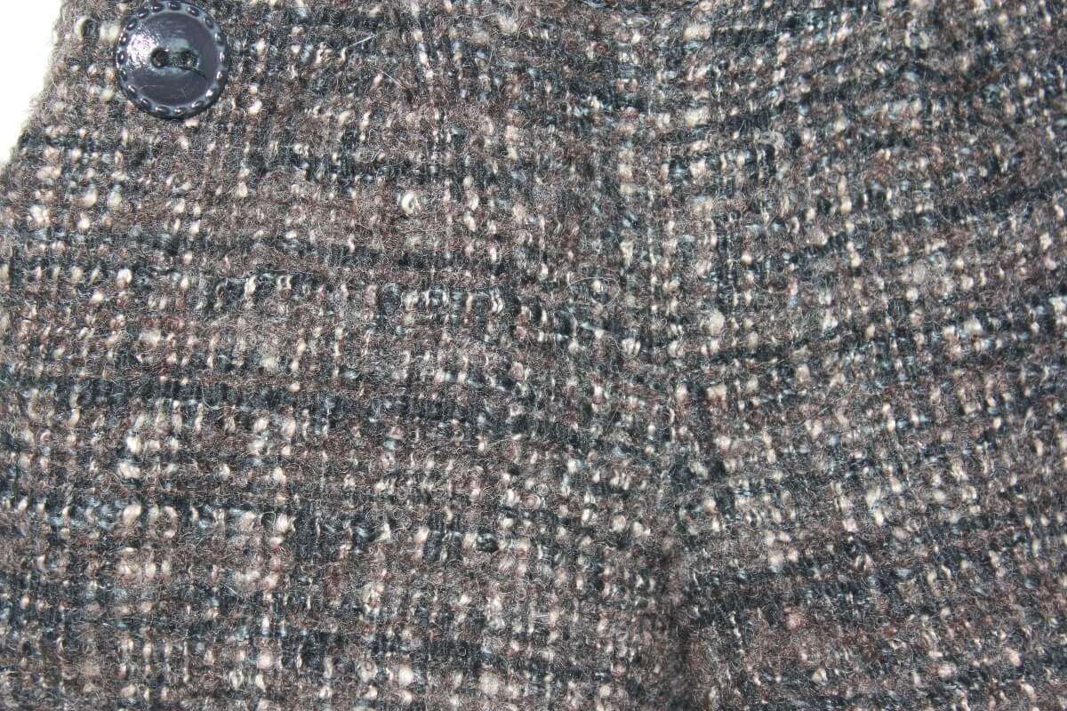 tweedehands grijs gemeleerde winterse korte broek in maat 92 van lili gaufrette voor een meisje