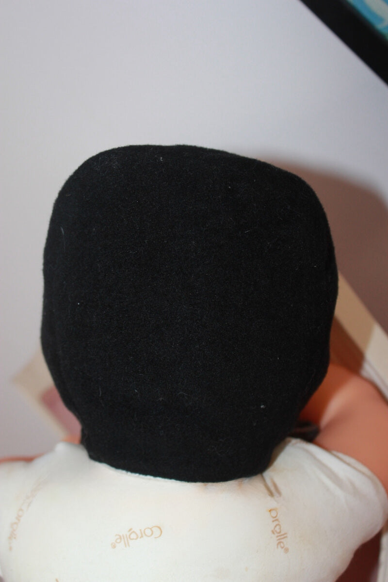 zwart grijze muts maat 62-68 baby meisje pamela