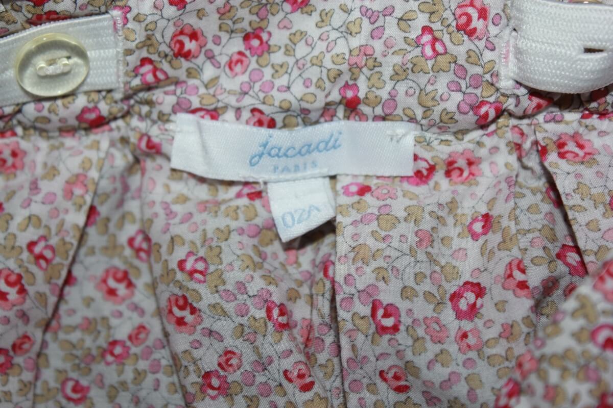 tweedehands katoenen liberty rok in multicolour van jacadi, maat 86 voor een baby meisje