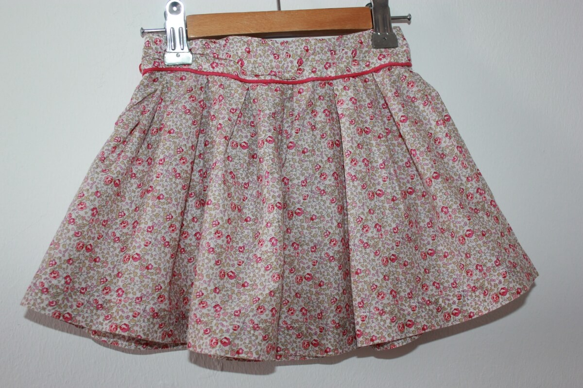 tweedehands katoenen liberty rok in multicolour van jacadi, maat 86 voor een baby meisje