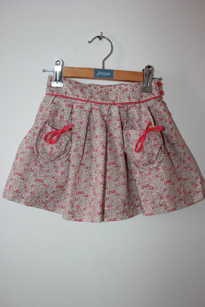 tweedehands katoenen liberty rok in multicolour van jacadi, maat 86 voor een baby meisje