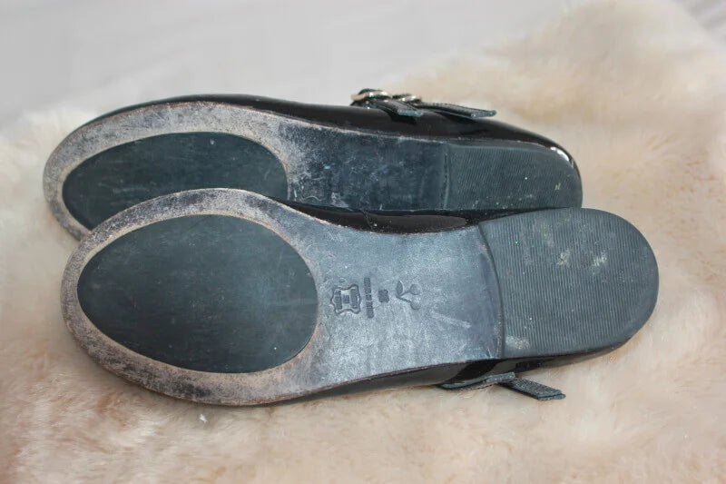 tweedehands zwarte lakschoenen, mary janes, van bonpoint in maat 34