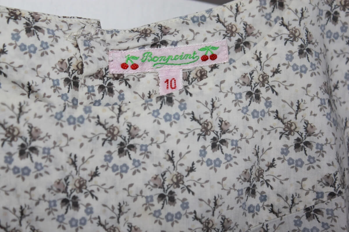 tweedehands liberty blouse in multicolour met driekwart mouwen van bonpoint, maat 134-140