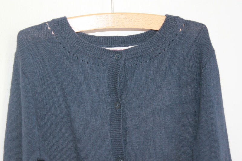tweedehands-donkerblauw-vest-monoprix-maat-110-meisje