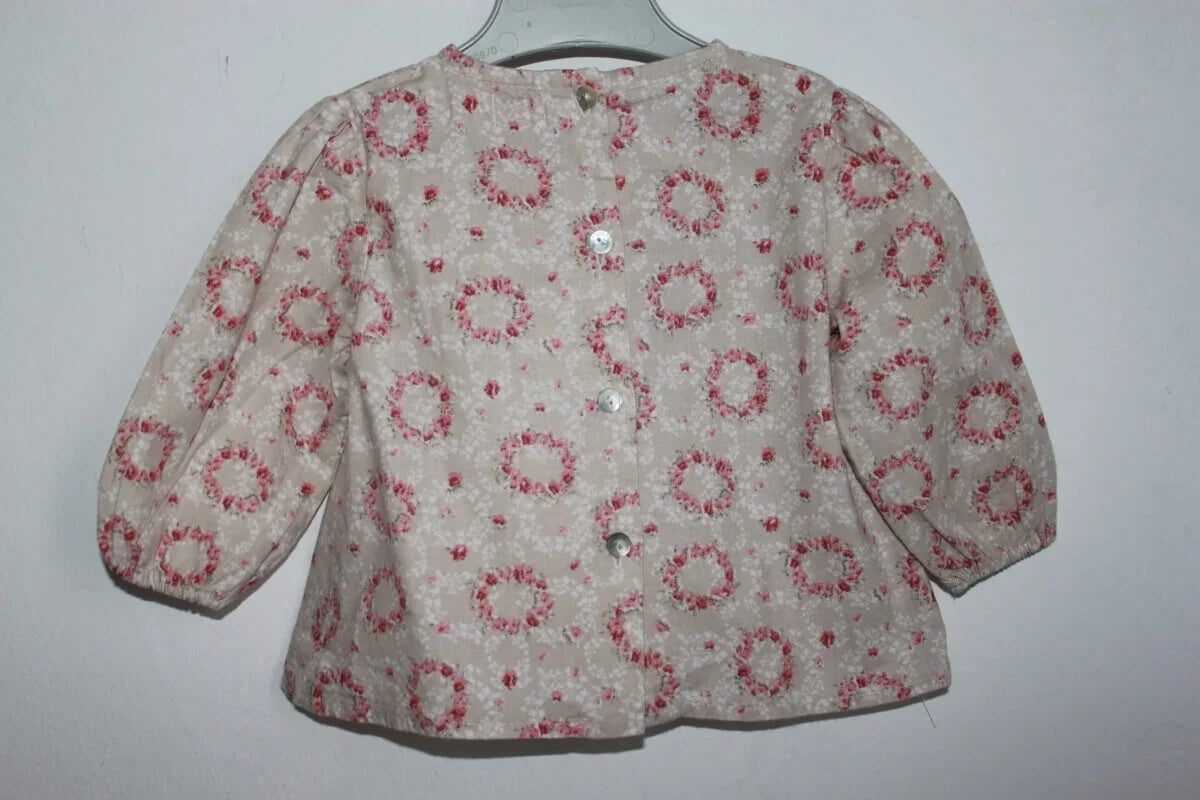 tweedehands-blouse-lange-mouwen-flowerprint-condor-baby-meisje-maat-68