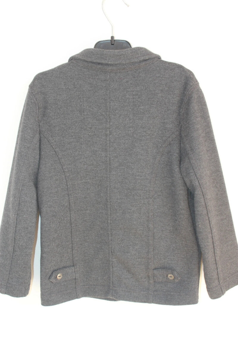 tweedehands-donkergrijze-blazer-maat-104-jongen-okaidi