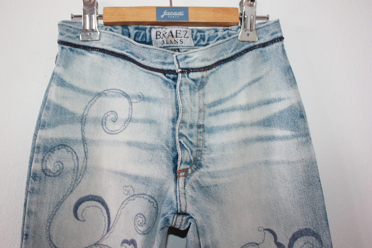 tweedehands-jeans-geborduurd-maat-116-meisje-braez
