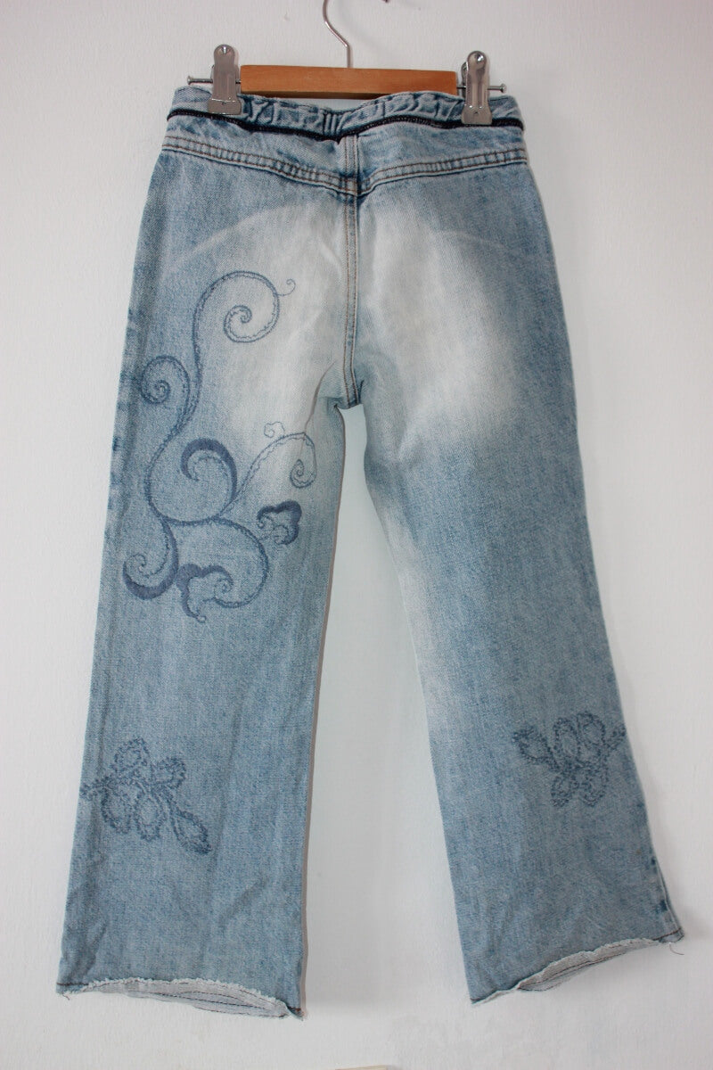 tweedehands-jeans-geborduurd-maat-116-meisje-braez