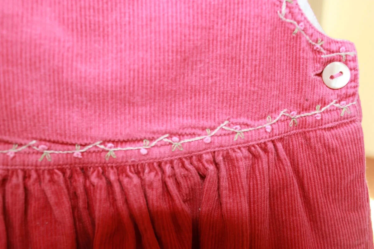 tweedehands-framboos-roze-jurk-maat80-cyrillus