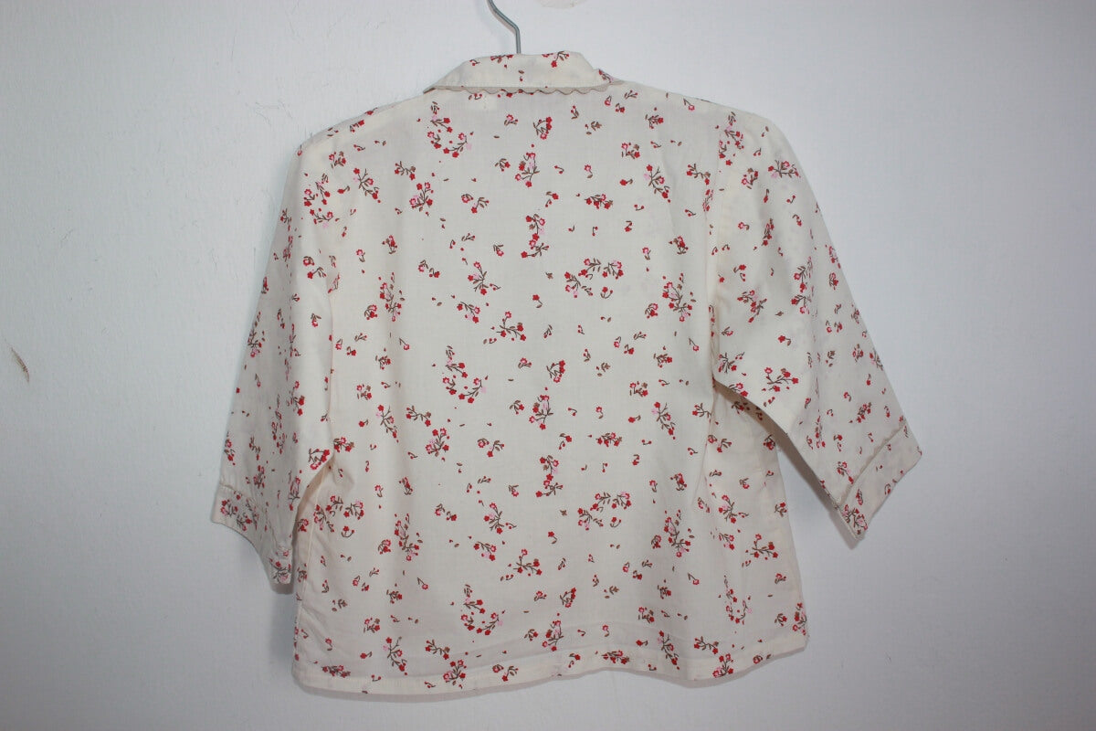 tweedehands gebloemde pyama baby meisje maat 86 sylvie thiriez