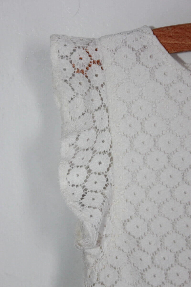 tweedehands-ecru-kanten-jurk-maat-92-monoprix