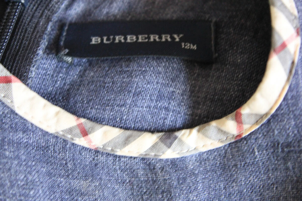 tweedehands-blauwe-linnen-mouwloze-jurk-maat-80-baby-meisje-burberry